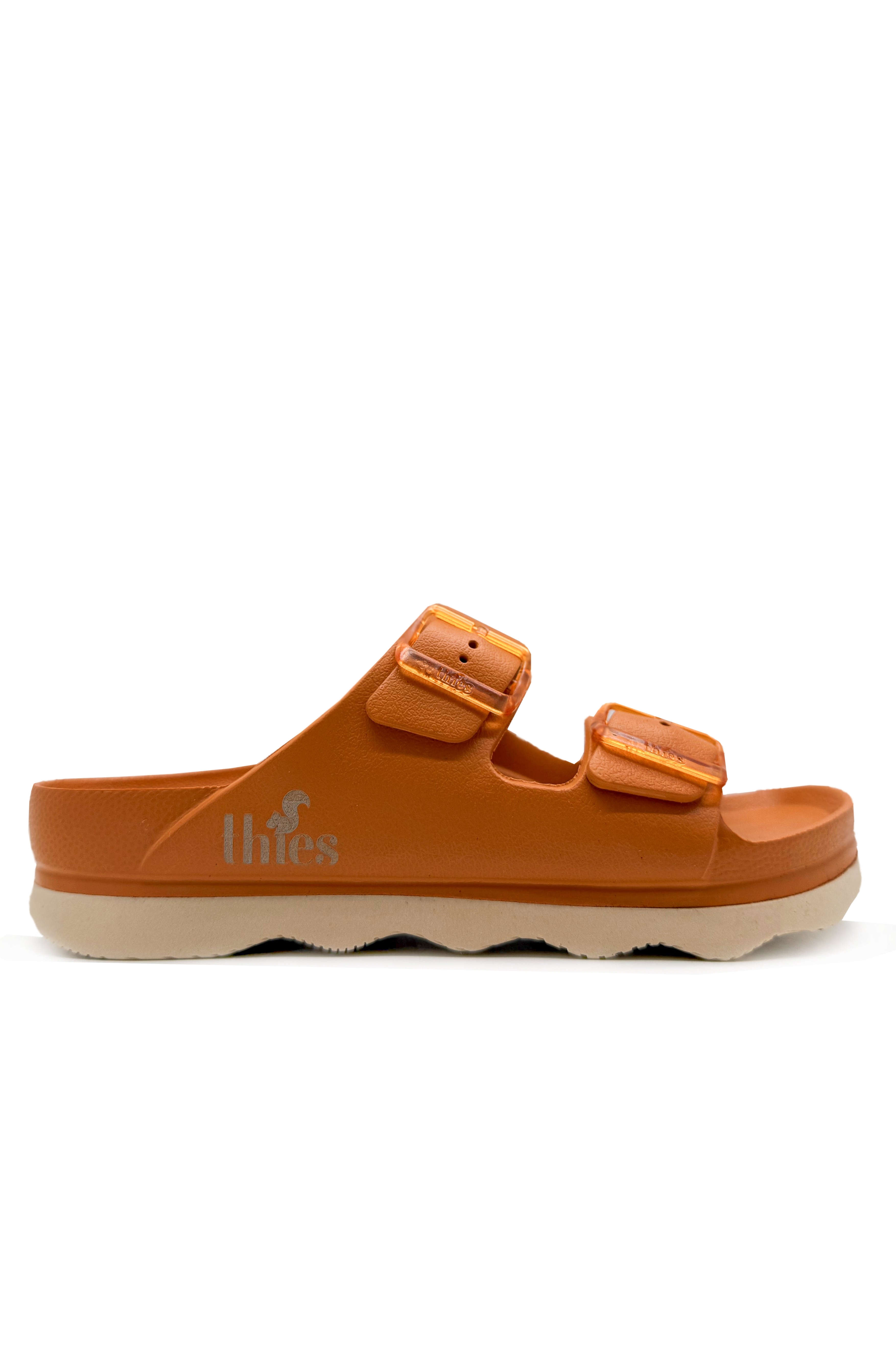 thies  Sandaal Ecofoam Dubbel Oranje
