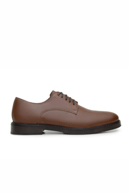 Green Laces mannen vegan Schoenen Derby Olof Kastanjebruin