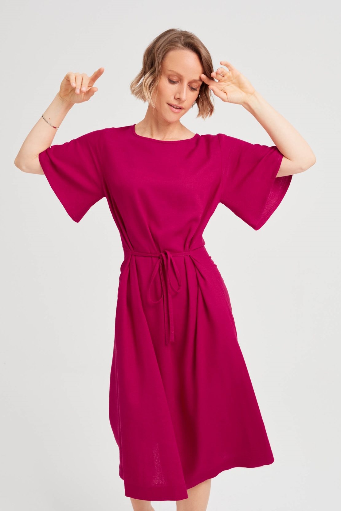 AYANI  Jurk Nika Cherry Red