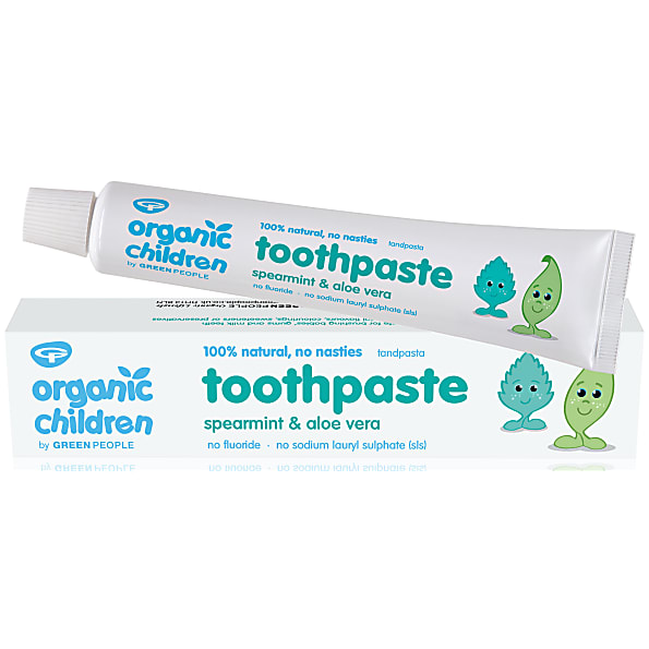 Green People Organic Kids Spearmint & Aloe Vera Tandpasta