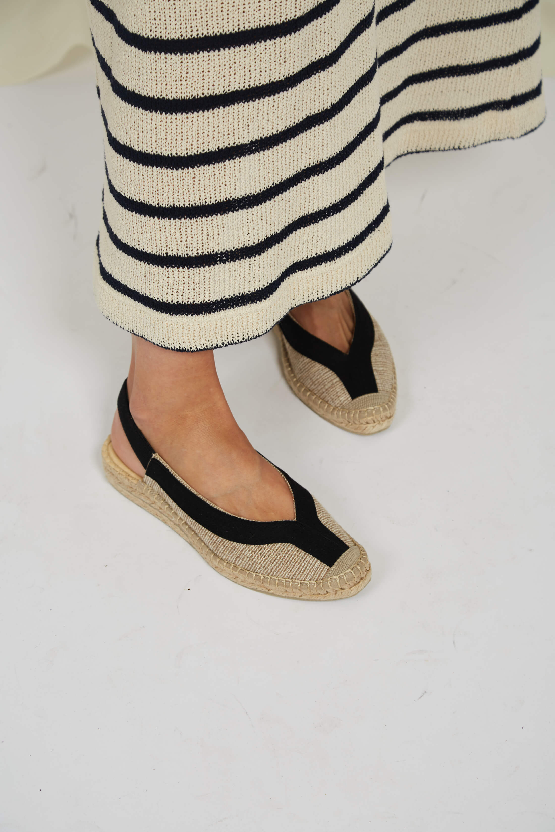 Momoc  Sandalen Garachico Zwart & Beige