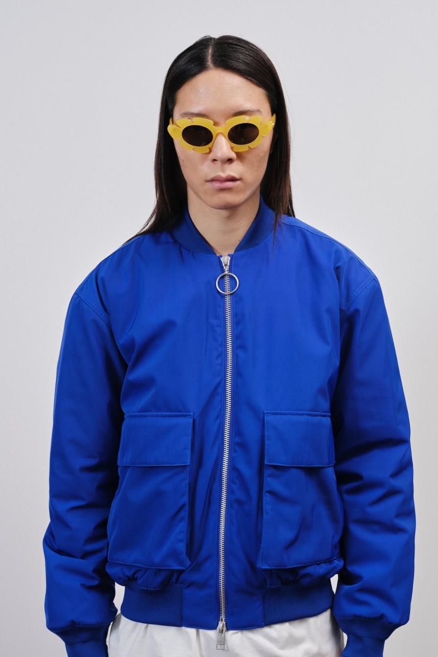 Embassy of Bricks and Logs mannen vegan Mapes Bomberjack Emb Blauw