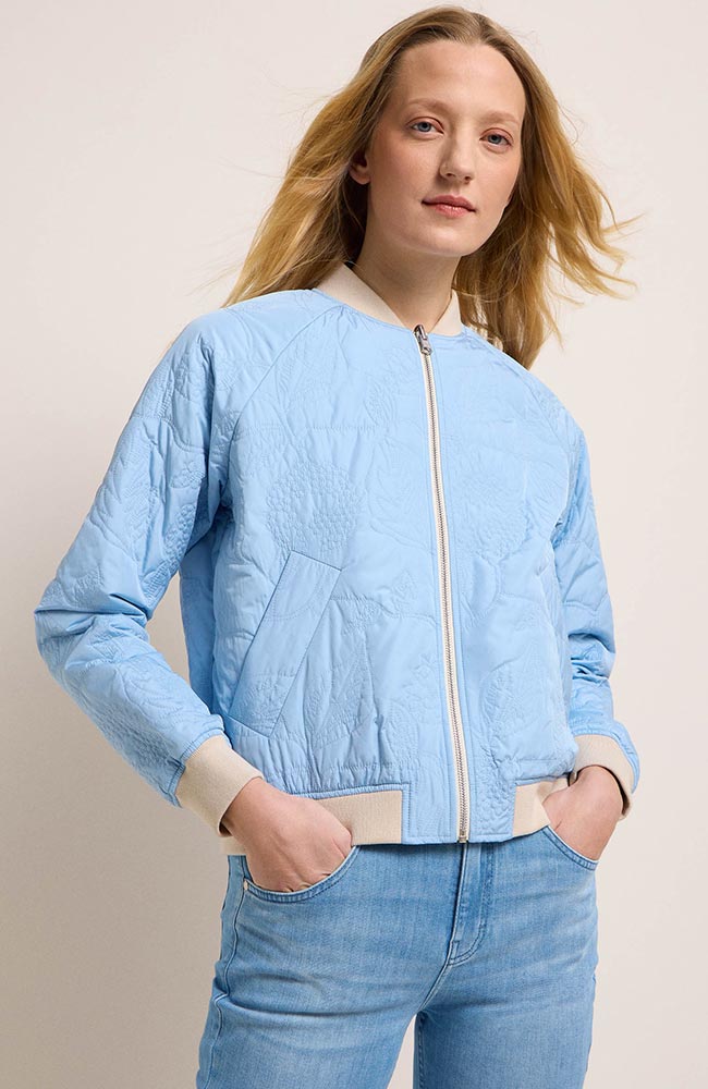 Lanius  Bomberjack Blauw Beige