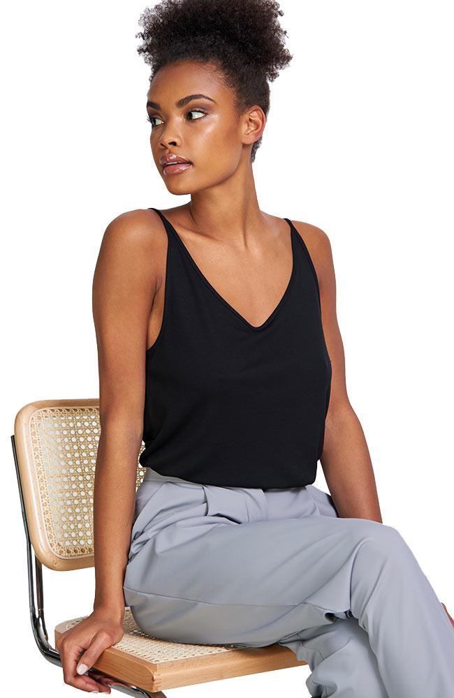 JAN 'N JUNE  Triangle Top Zwart