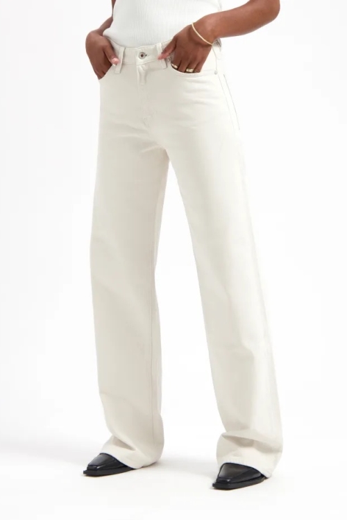 Kuyichi  Jeans Losse Flare Harper Ecru