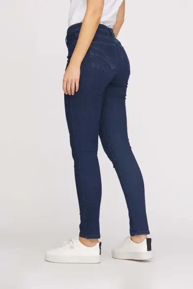LAURIE  Jeans Laura Slim Middellange Ecolabel Donkerblauw Denim