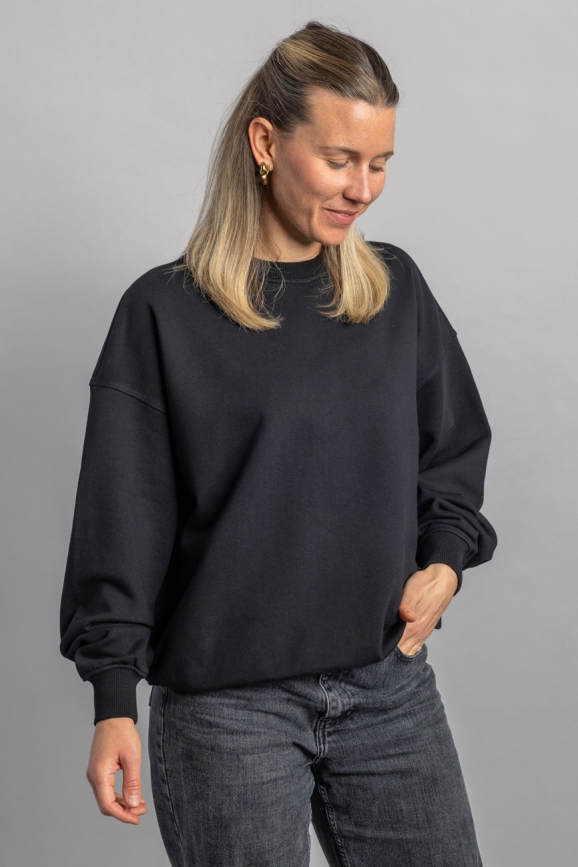 DIRTS mannen vegan Sweatshirt Oversized Zwart