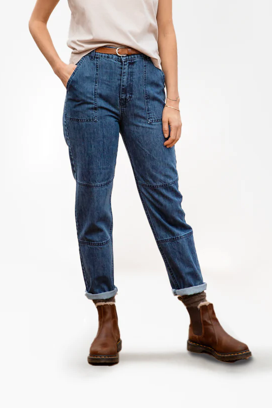 MATONA  Jeans Utility Denim Blauw