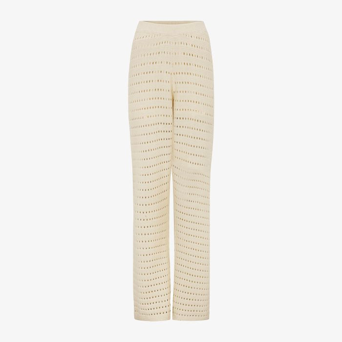 Gebreide Broek Hennie | Soft Rebels | Beige