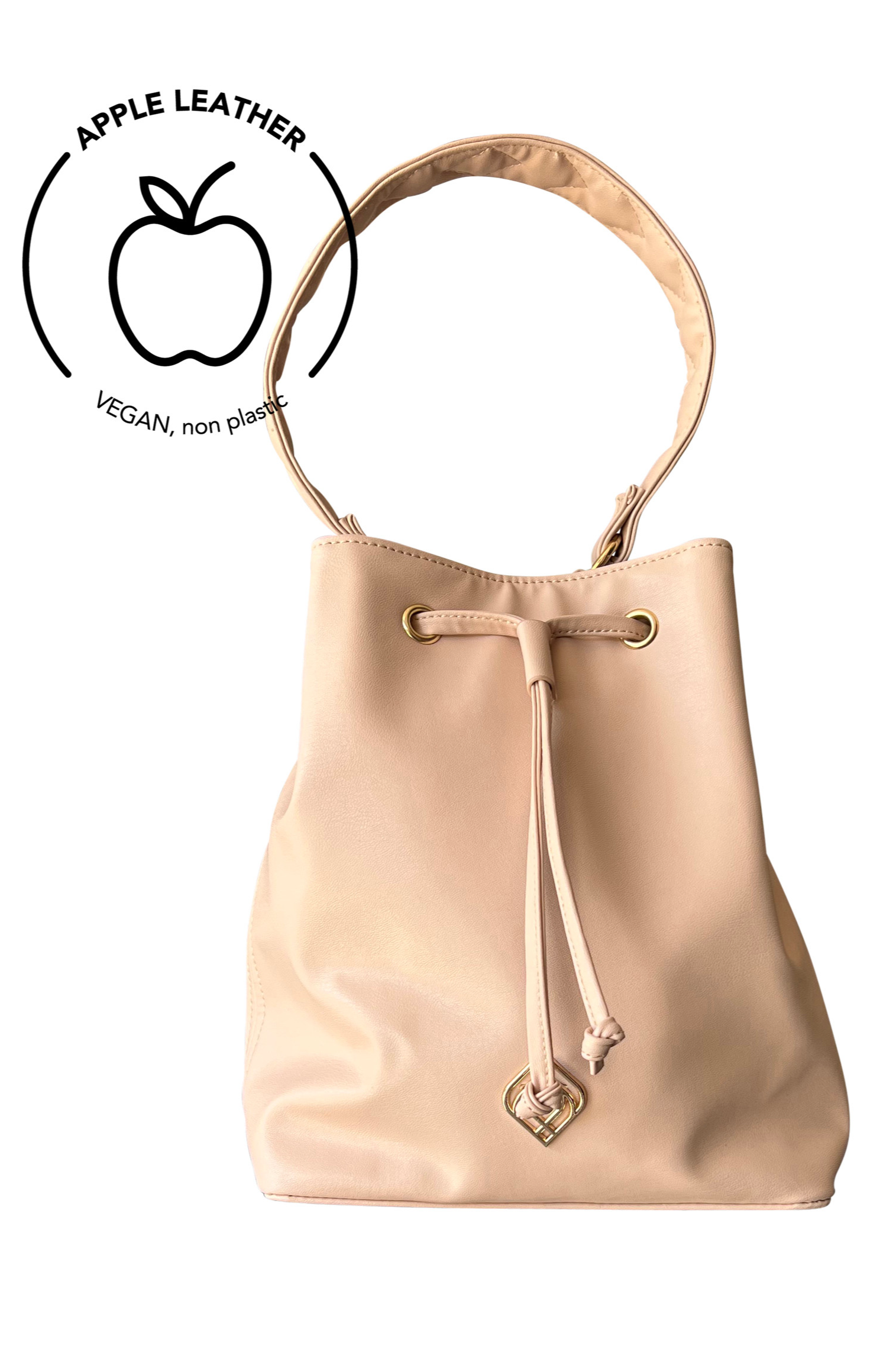 Trashious  Bucketbag Apple Leer Lichtroze