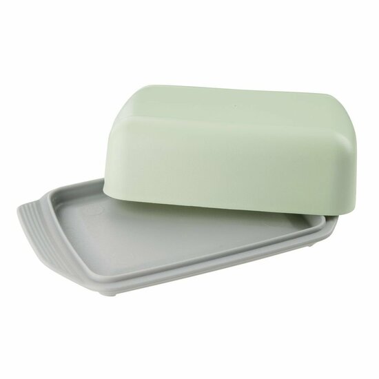 Botervloot van PLA bio plastic -  grijs/groen