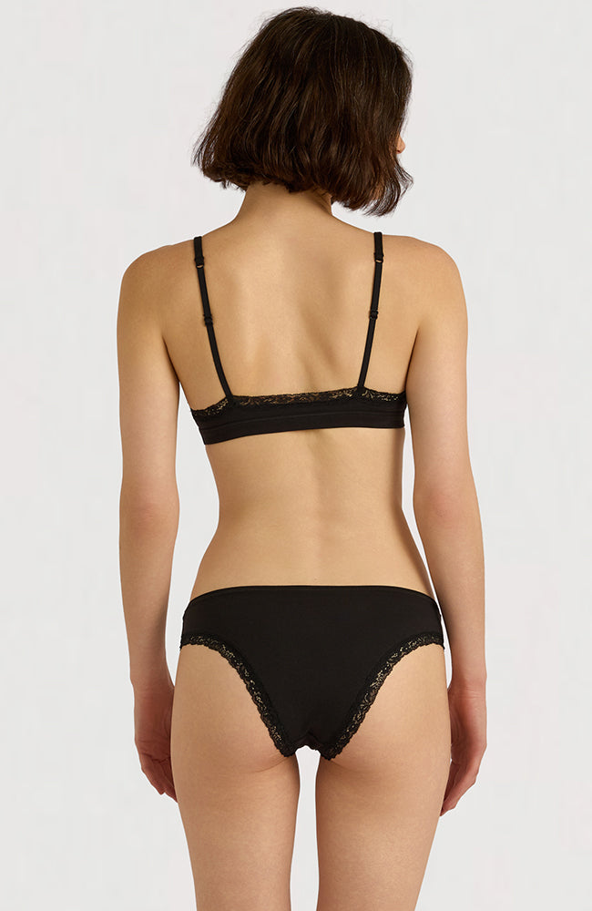 Flex Lace briefs zwart