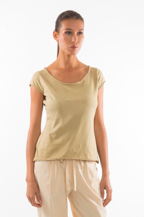 RAVENS VIEW IBIZA  T-Shirt Vriend Camel Geel