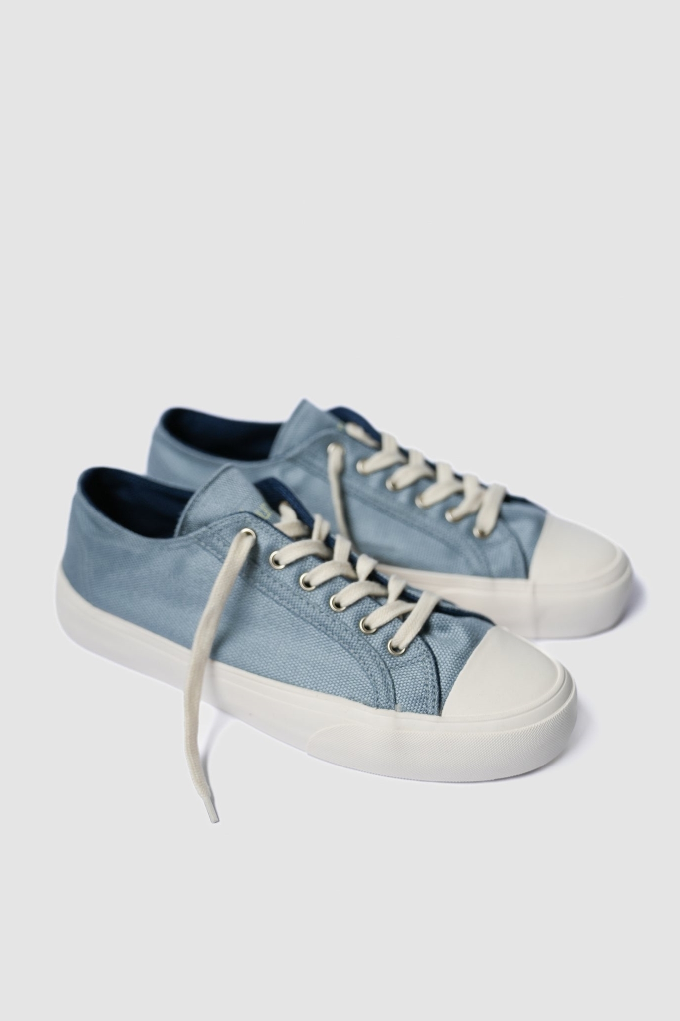 Bamburista mannen vegan Lage Sneakers Heren Grasshopper Kawasemo Denim Blauw