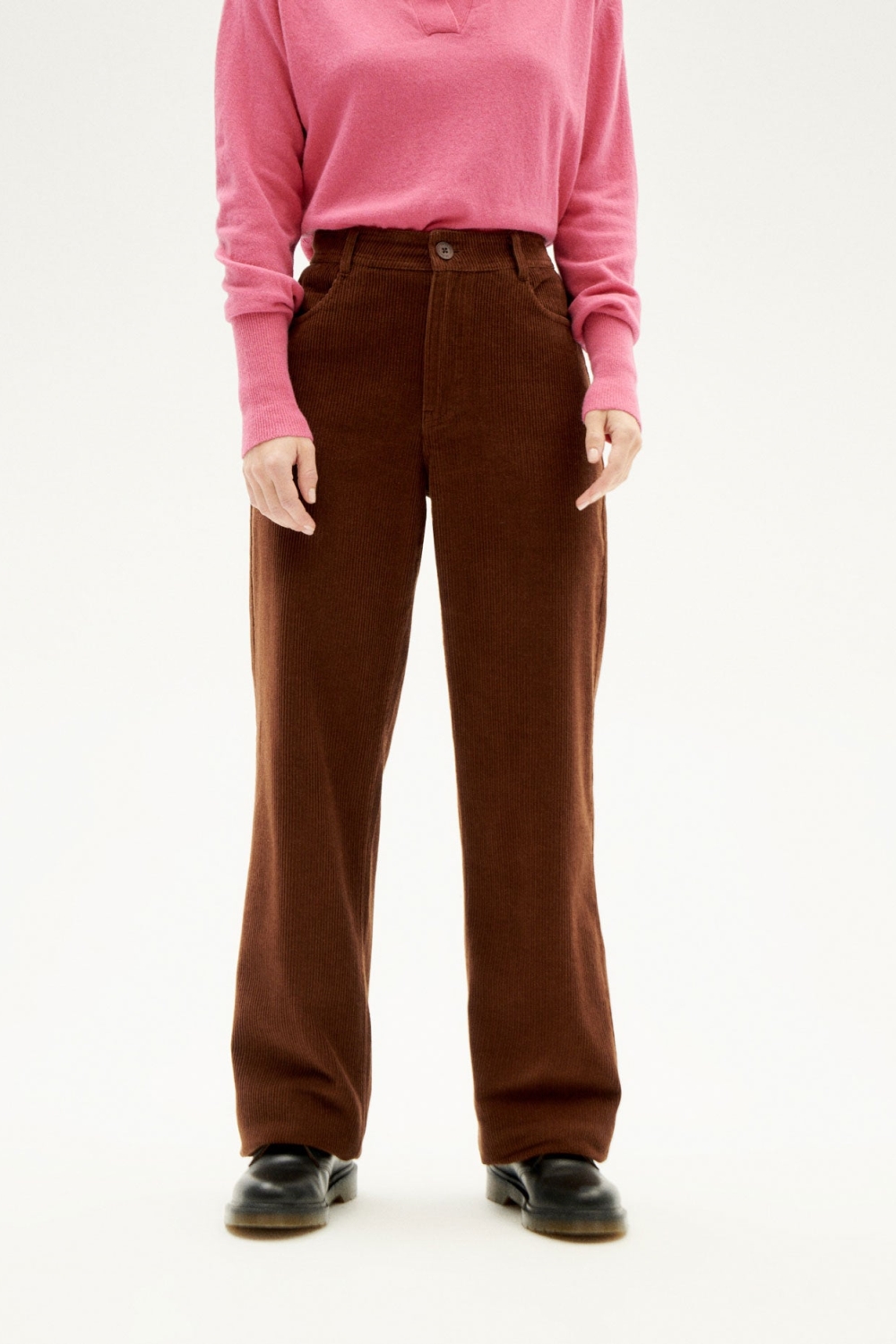 Thinking MU  Broek Theresa Corduroy Bruin