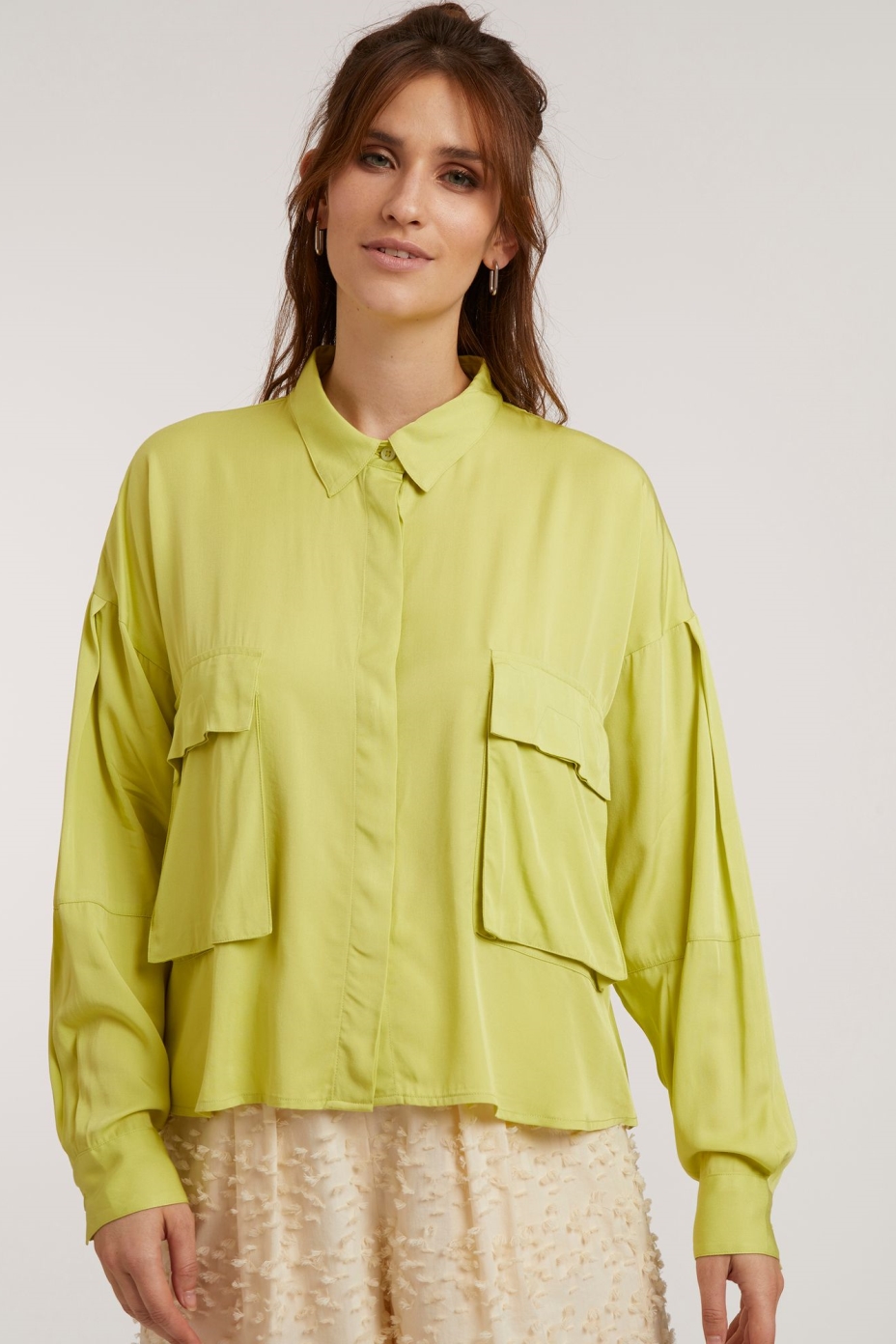 ThokkThokk  Worker Overhemd Wild Lime