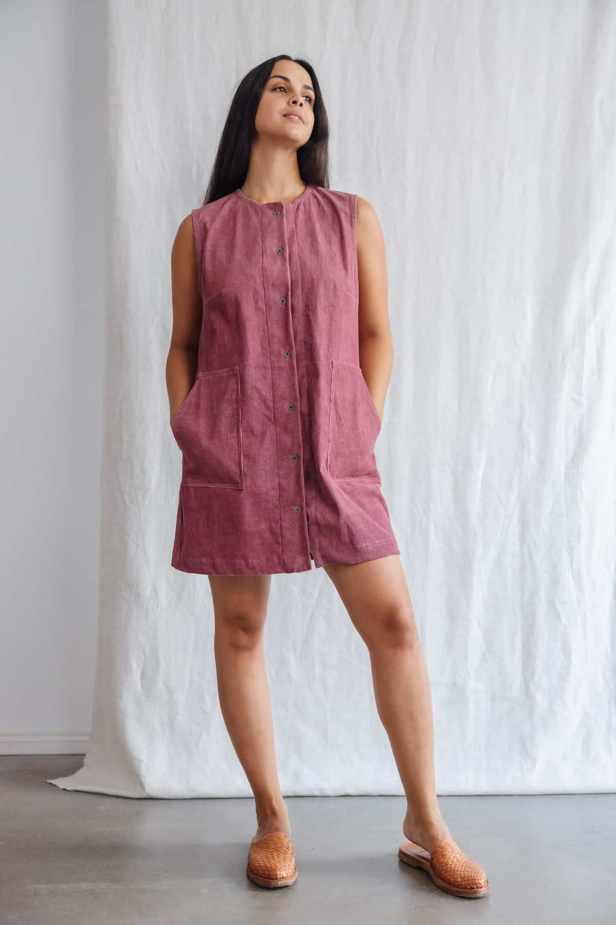 Jyoti Fair Works  Jurk Ishya Dusty Pink