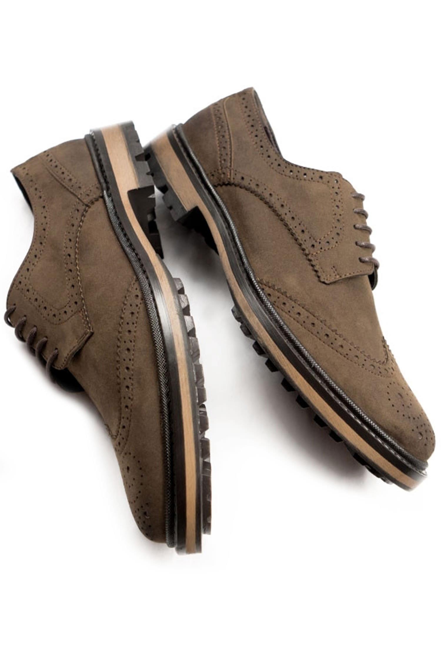 Will's Vegan Store mannen vegan Brogues Continental Donkerbruin