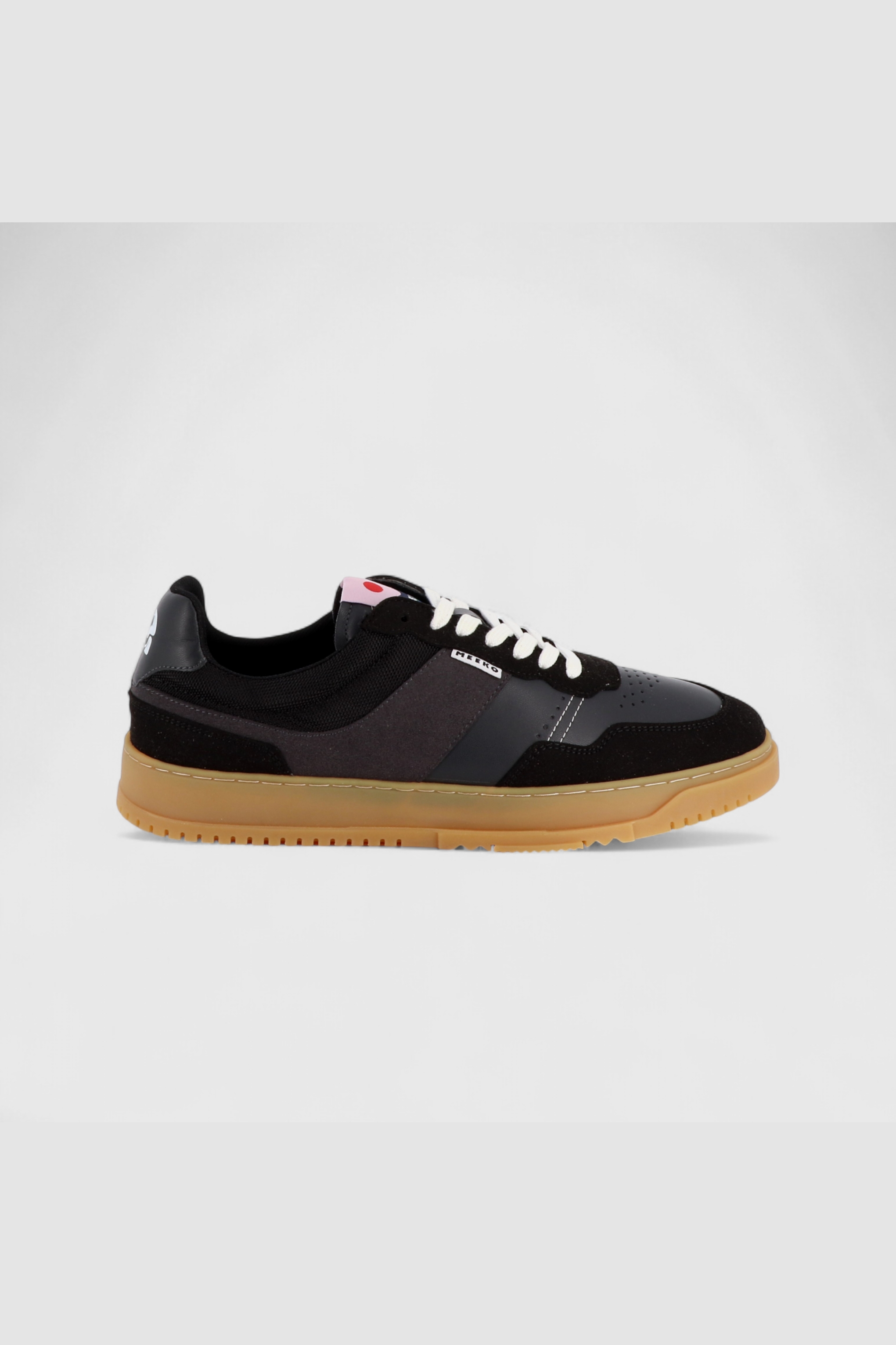 MEEKO mannen vegan Sneakers Kiboko Cordura Zwart