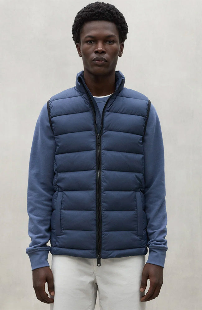 Ecoalf mannen vegan Moritz Bodywarmer Blue