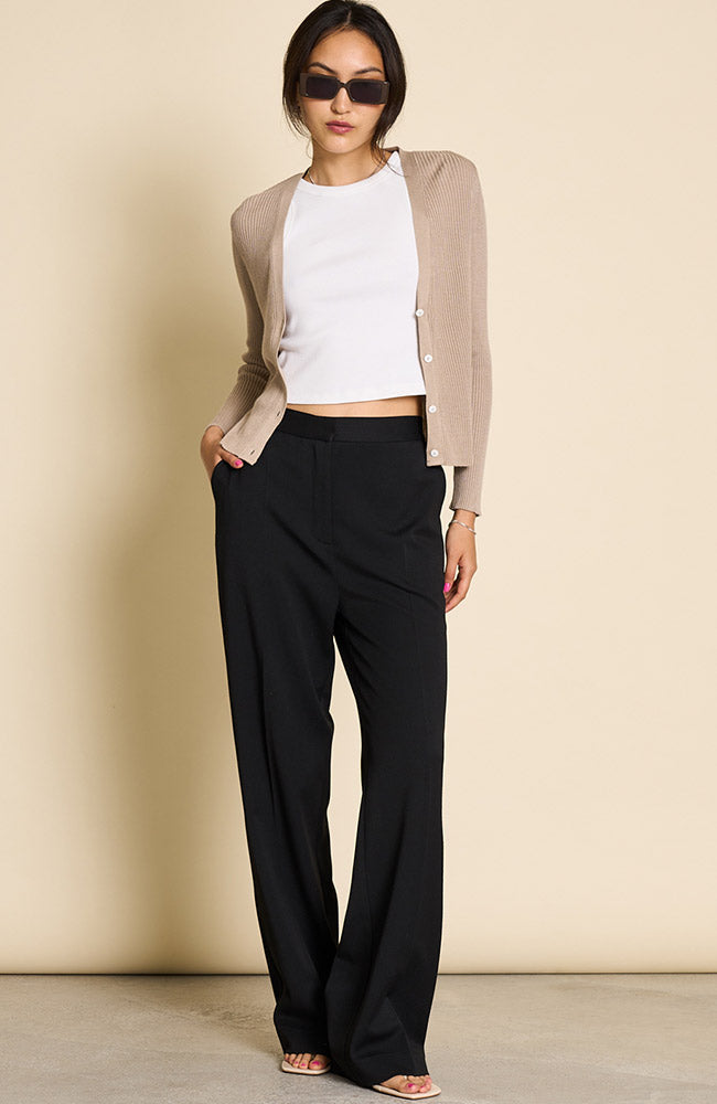 JAN 'N JUNE  Broek Coralia Zwart