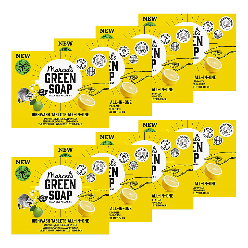 Marcel's Green Soap Vaatwastabletten all-in-one 8x 25 tabletten