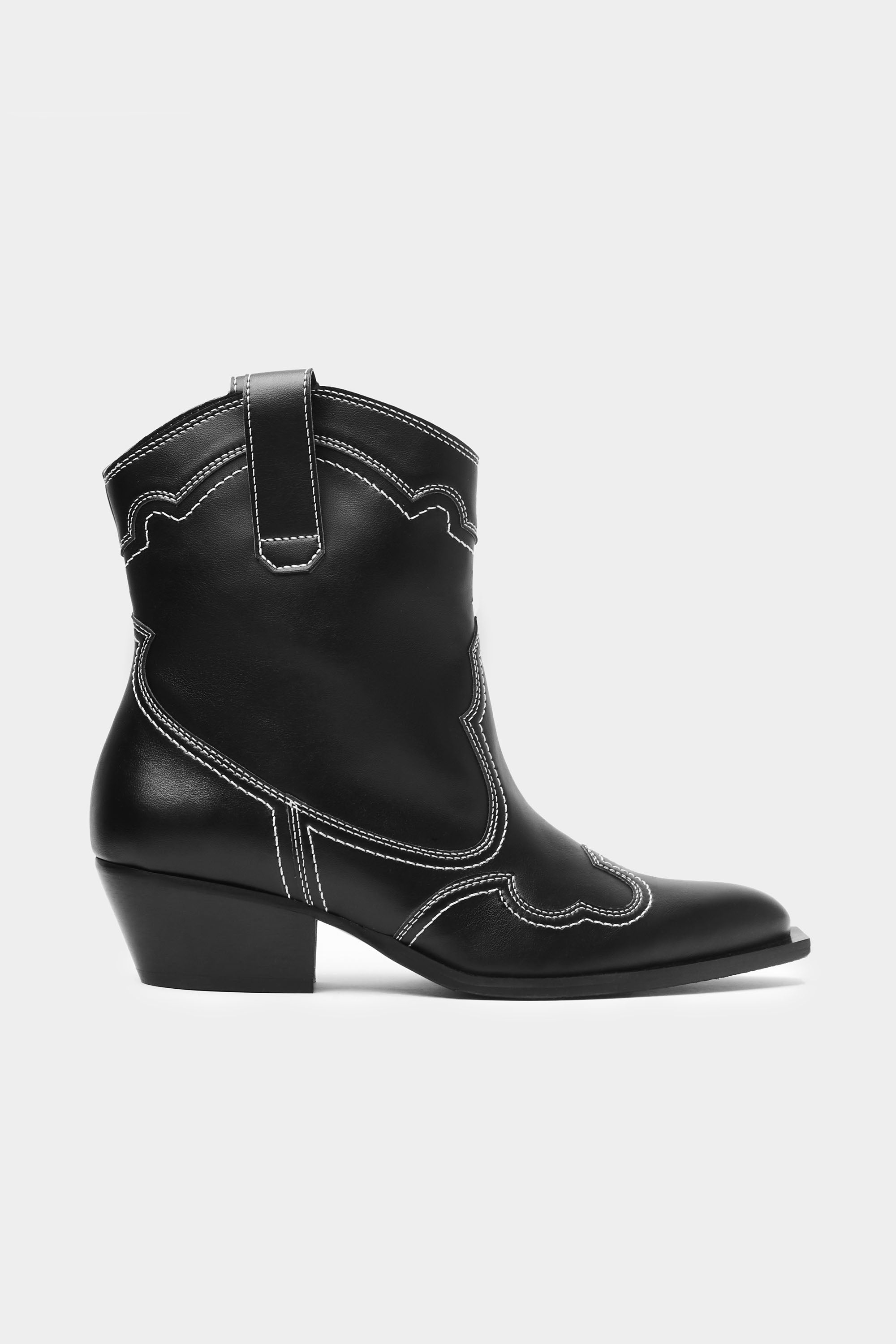 BOHEMA  Stitchy Cowboylaarzen Zwart