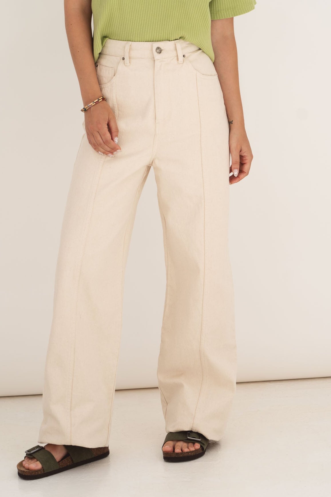 NÃ¤z  Denimbroek Elsa Wit