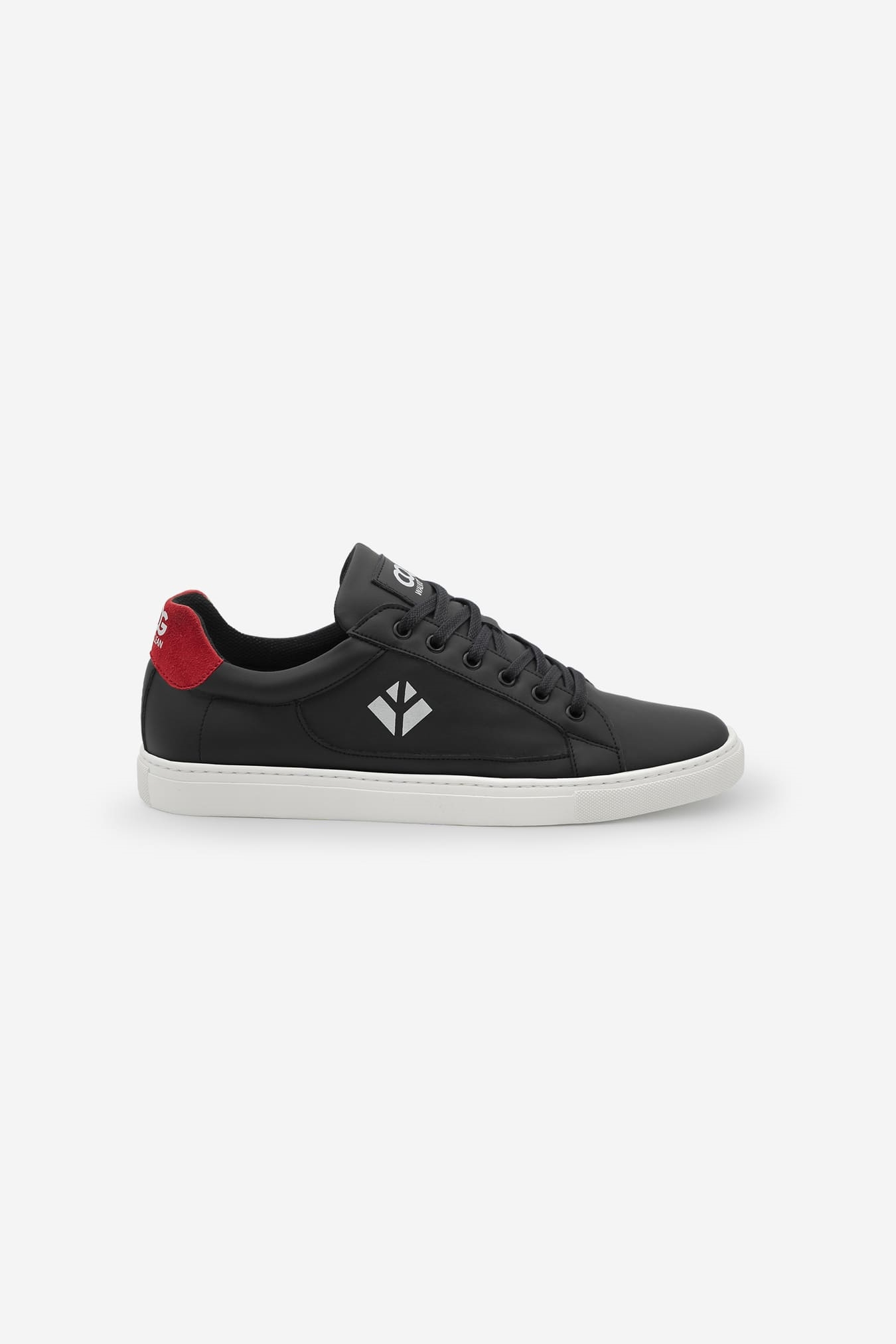 COG mannen vegan Sneakers Winton Zwart Rood