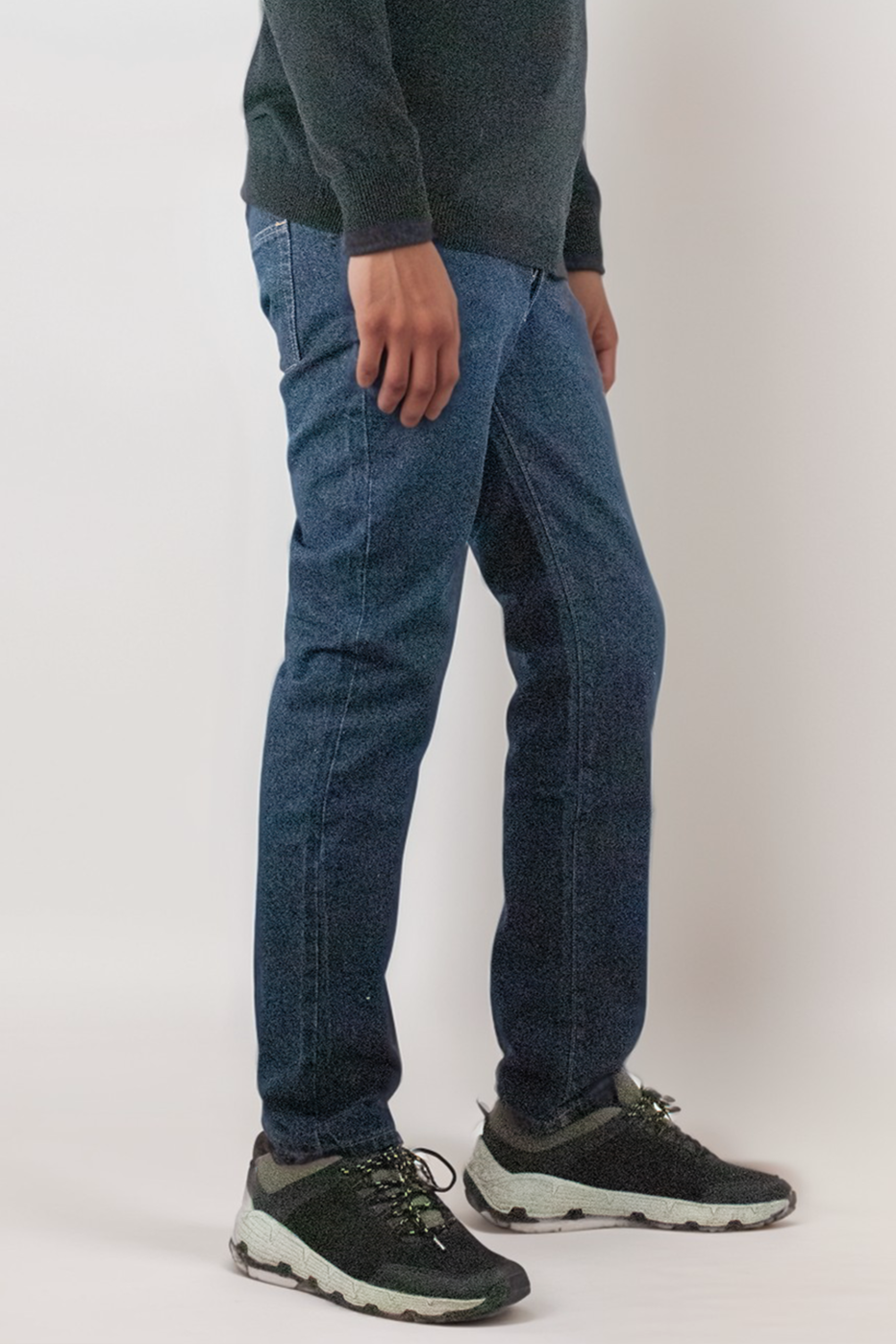 Will's Vegan Store mannen vegan Jeans Classic Rechte Pijp Blauw