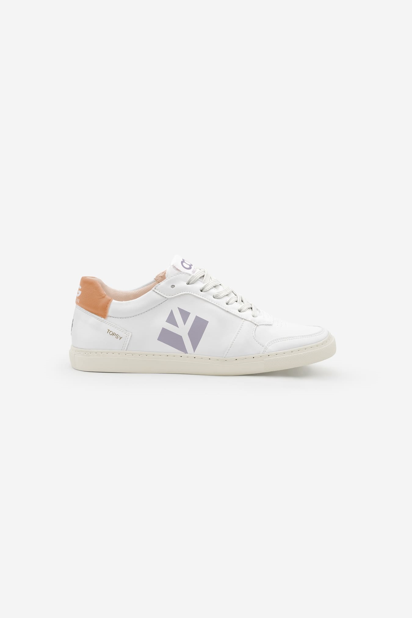 COG  Sneakers Dames Topsy Wit Paars Perzik
