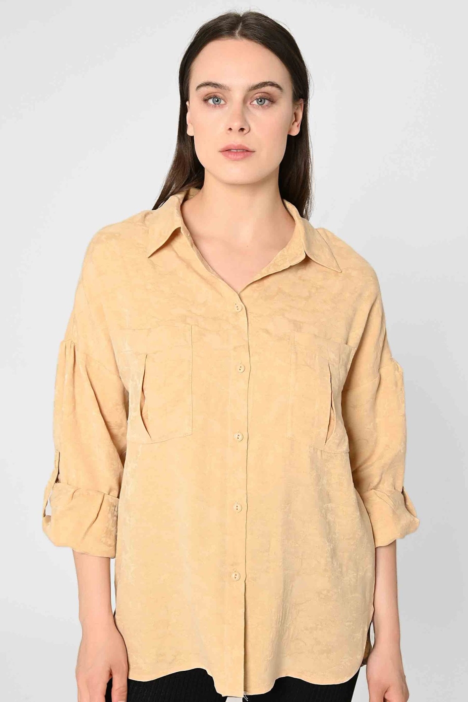 Lovjoi Mantari Damesblouse Beige