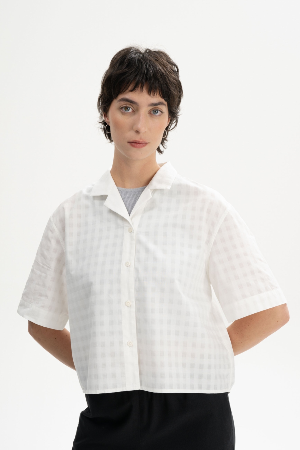 MELA Dames Shirt Tavleen - Wit