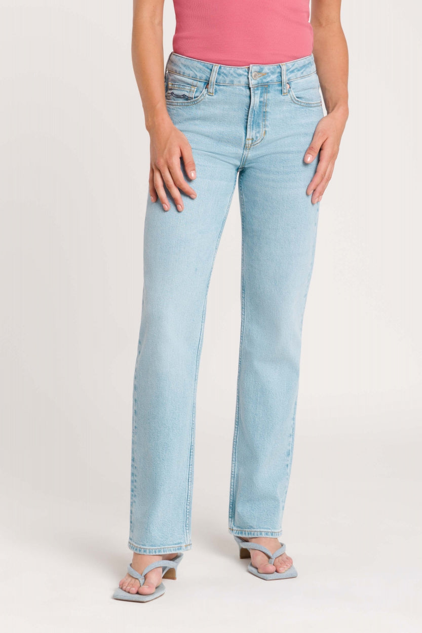 Kings of Indigo  Jeans Emiko Sander Super Light Washed Blauw
