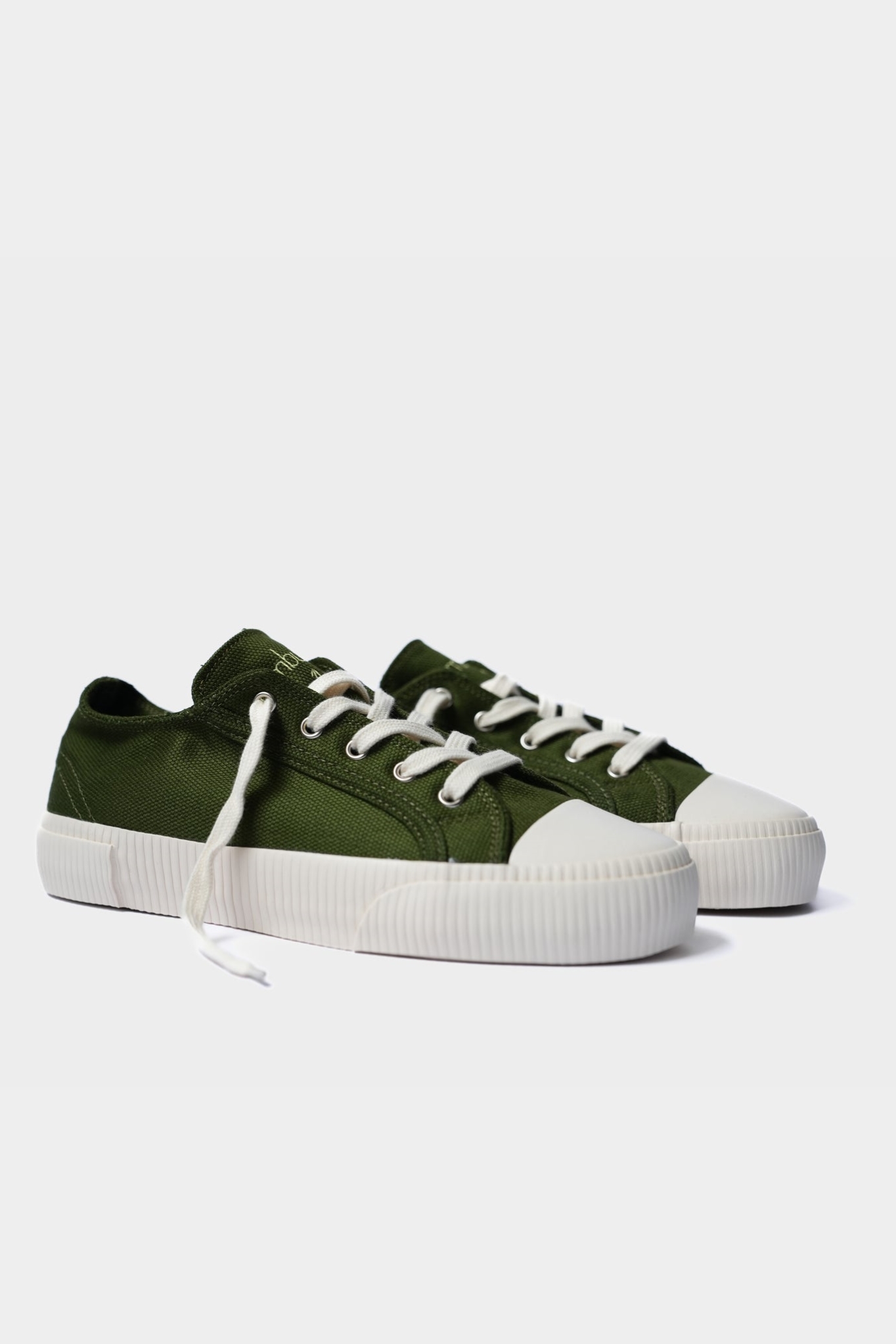 Bamburista  Lage Sneakers Dames Lieveheersbeestje Paradiso Mosgroen