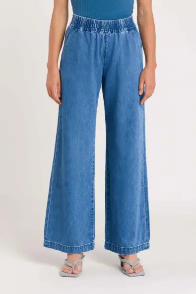 Kings of Indigo  Jeans Noriko Quennell Mid Washed Blauw