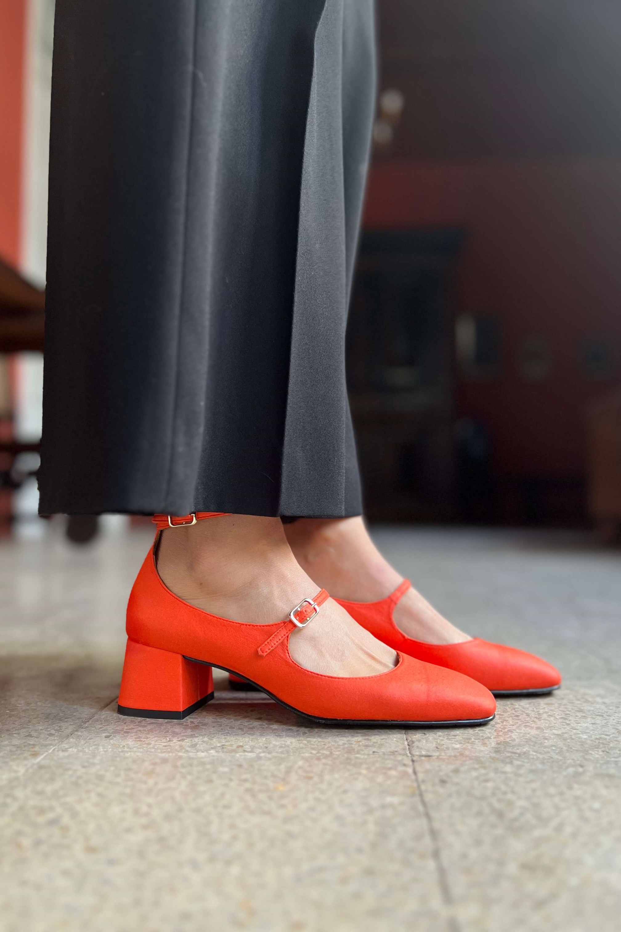 Momoc  Ballerina Belleville Paprika Oranje