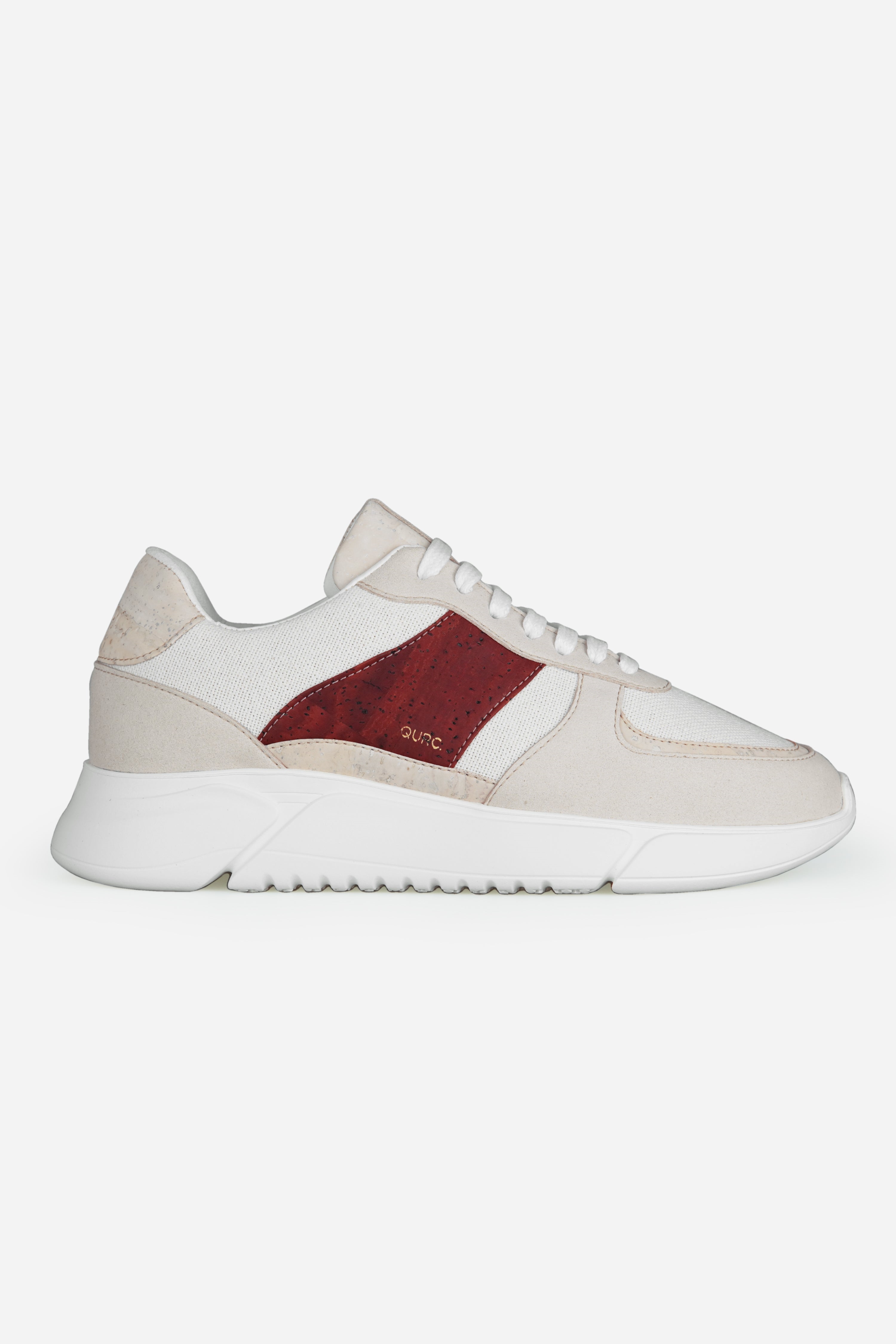 QURC mannen vegan Court Runner Brick