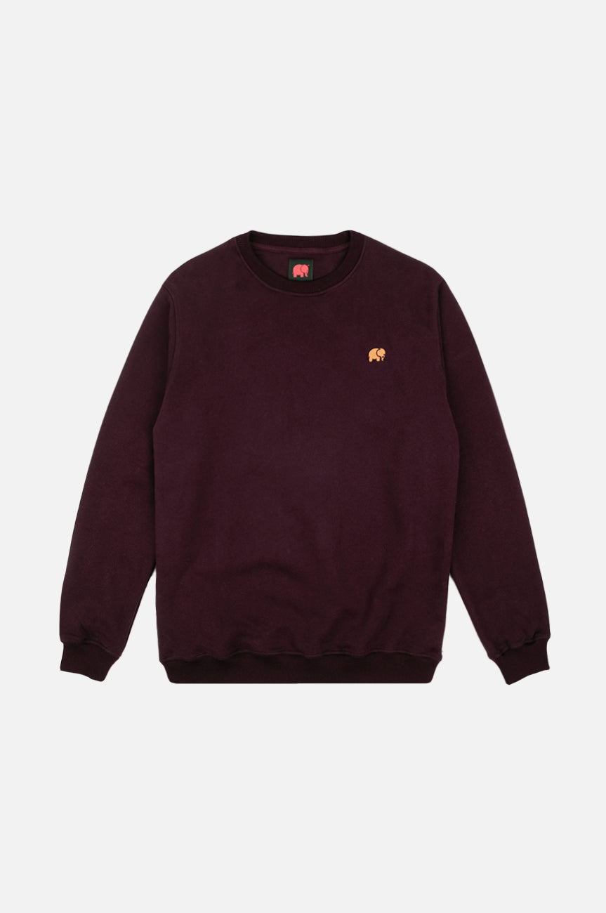 Trendsplant mannen vegan Trui Wijnrood