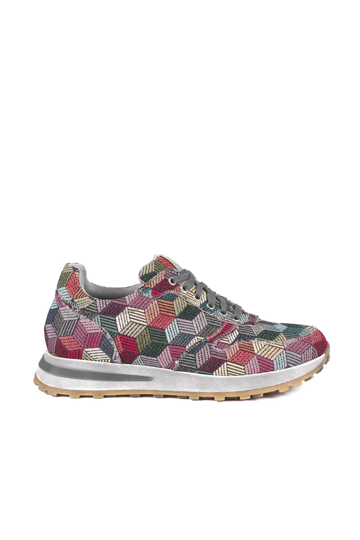 Risorse Future mannen vegan Sneaker Roger Cube Meerkleurig