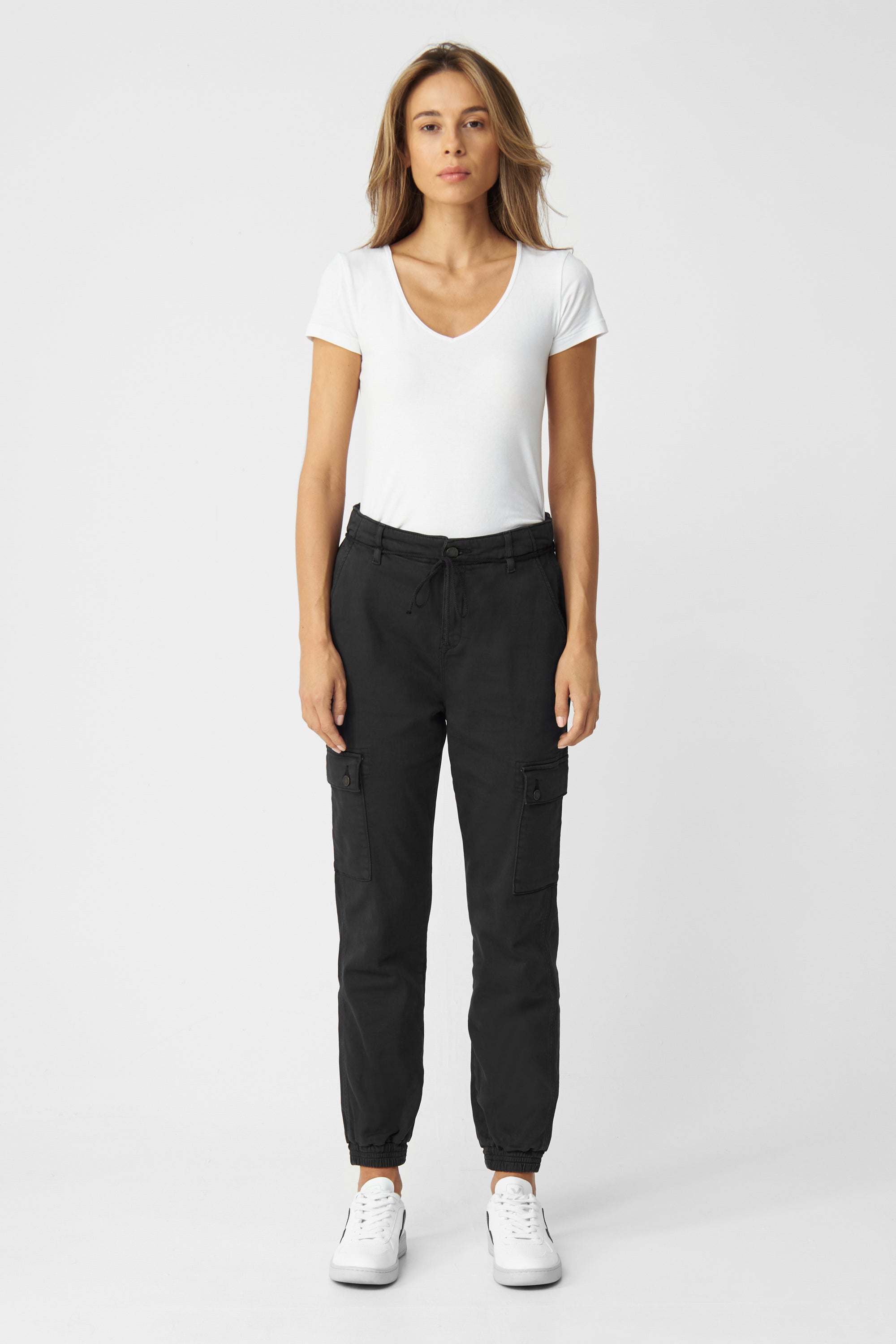 Dawn  Denim Cargo Zonneschijn Zwart