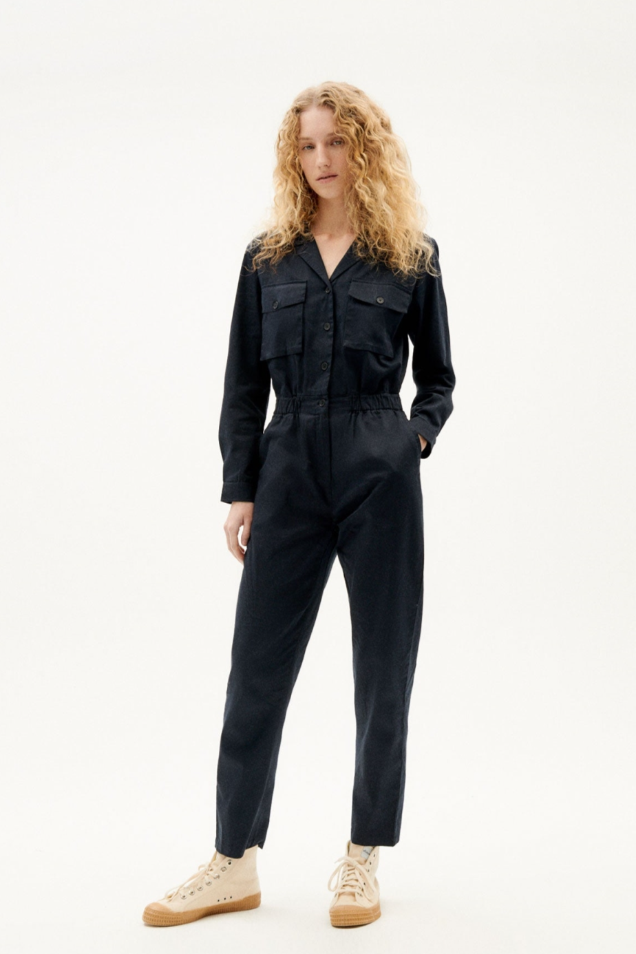 Thinking MU  Hannah Blauwe Jumpsuit