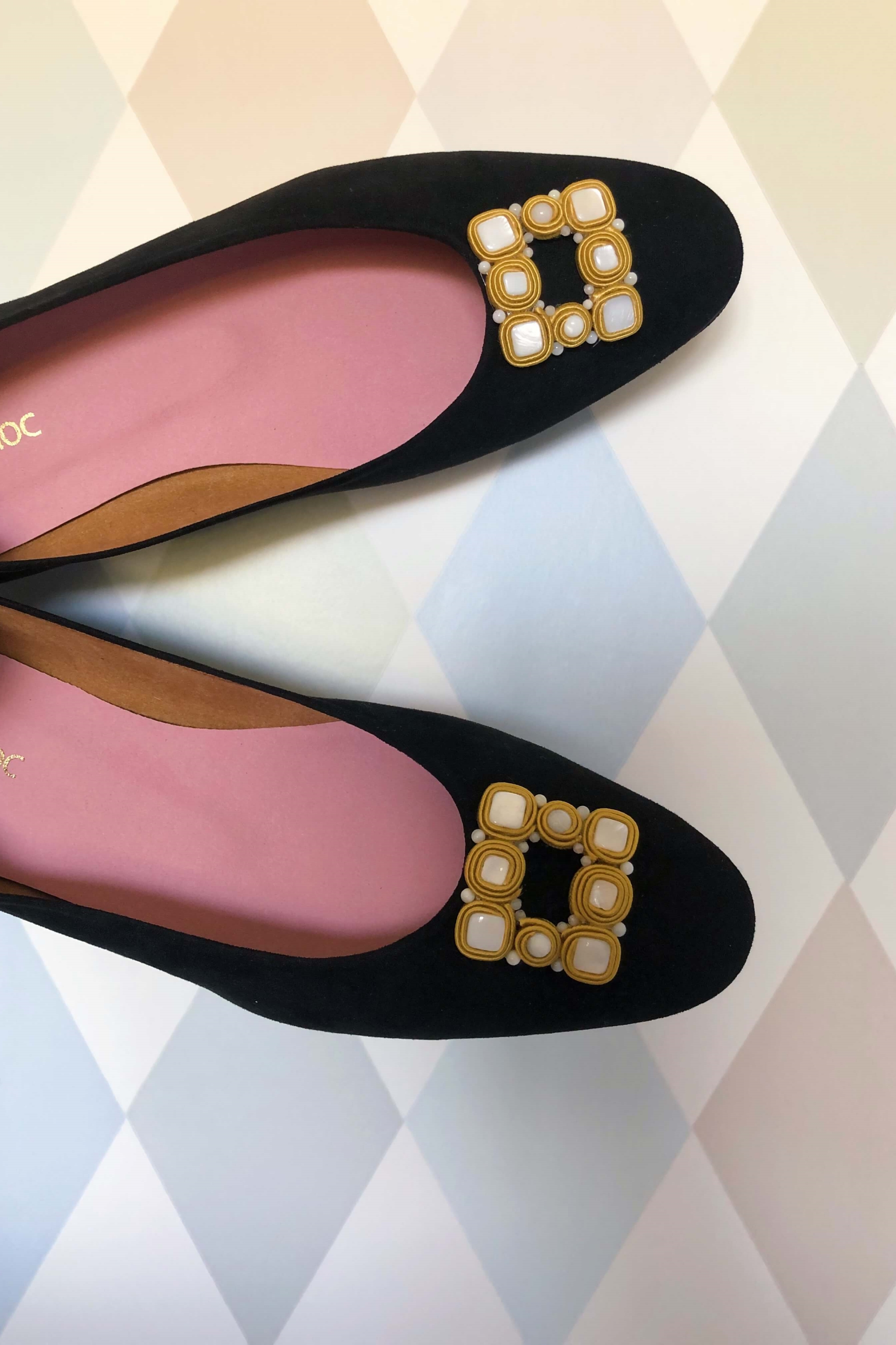 Momoc  Ballerina Very Coconut Zwart