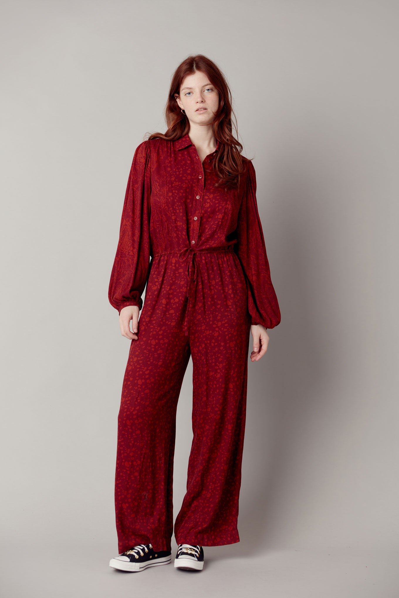 KOMODO  Jumpsuit Ava Rayon Wijnrood