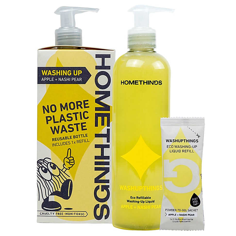 Homethings Eco Afwasmiddel Starterspakket fles + 1 zakje