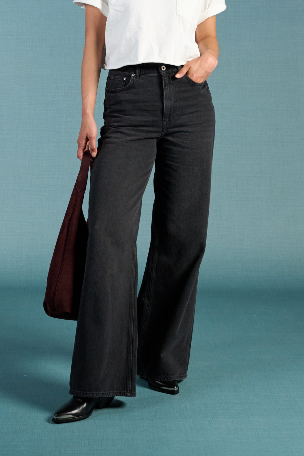 Kuyichi  Jeans Flare Harper Smoky Noir