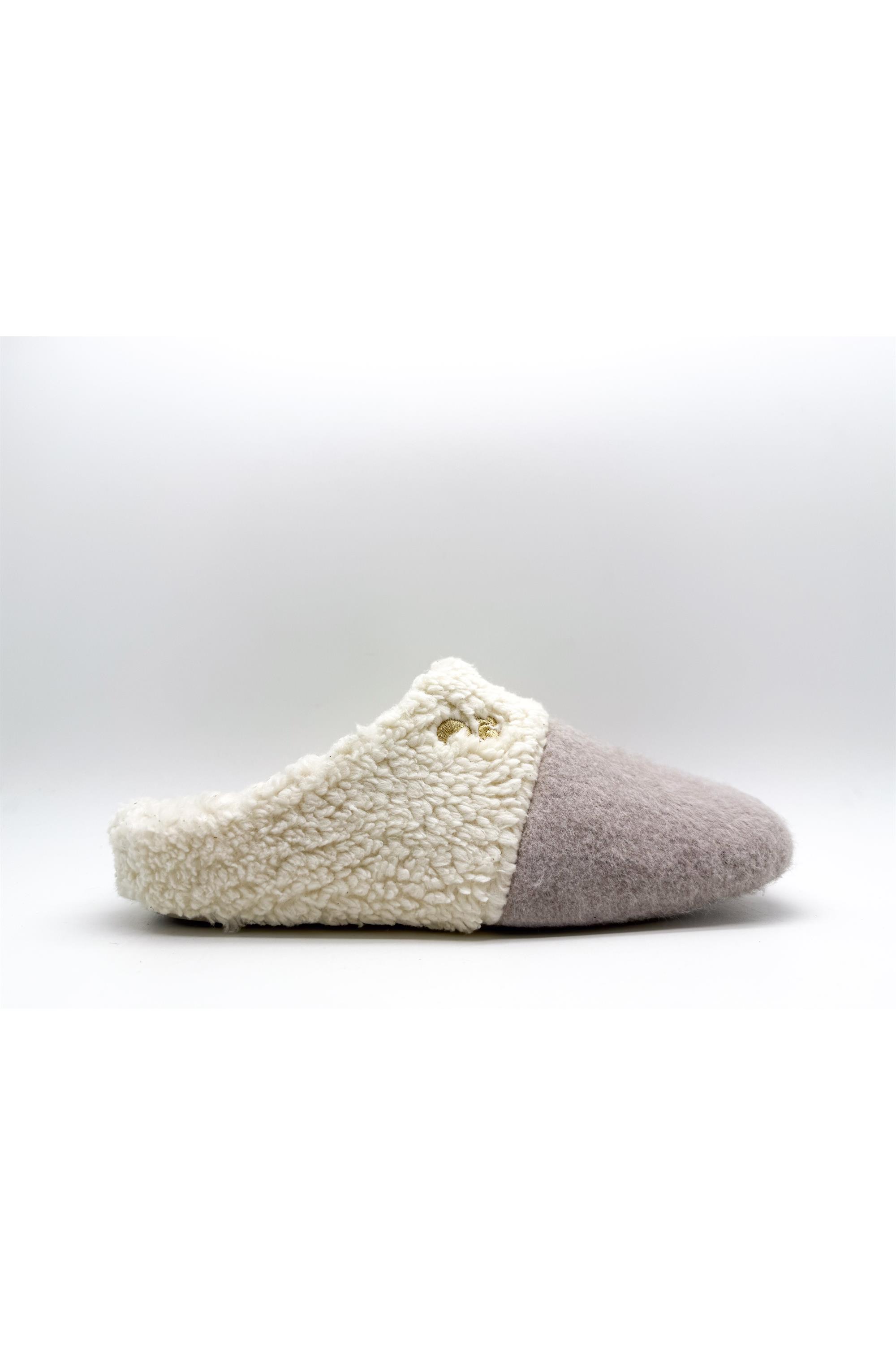 thies  Pantoffels Teddy Mix Taupe Beige
