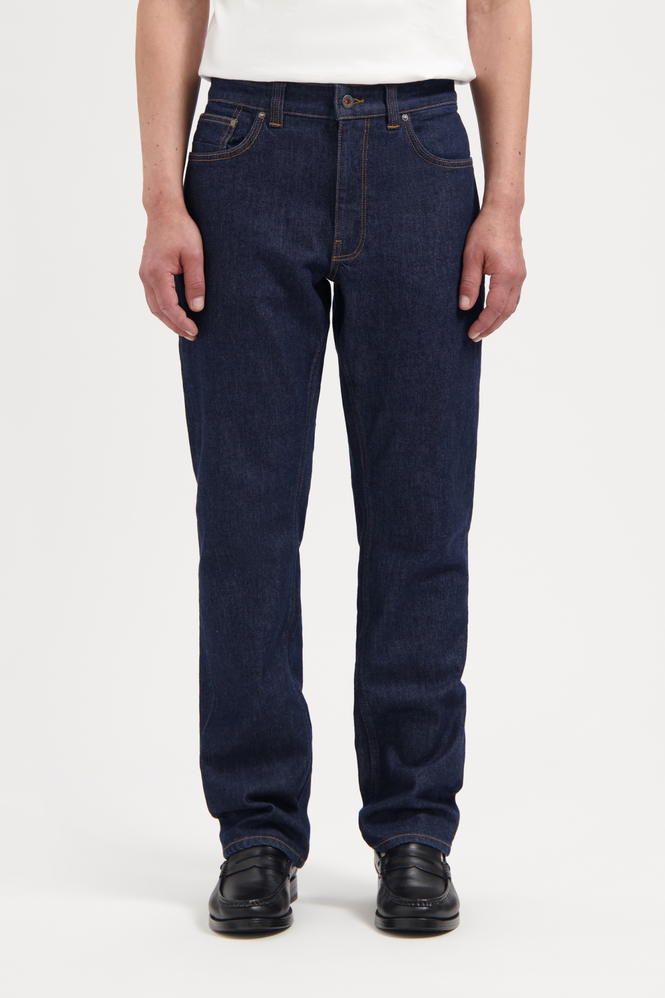 Kuyichi mannen vegan Jeans Regular Scott Donkere Spoeling