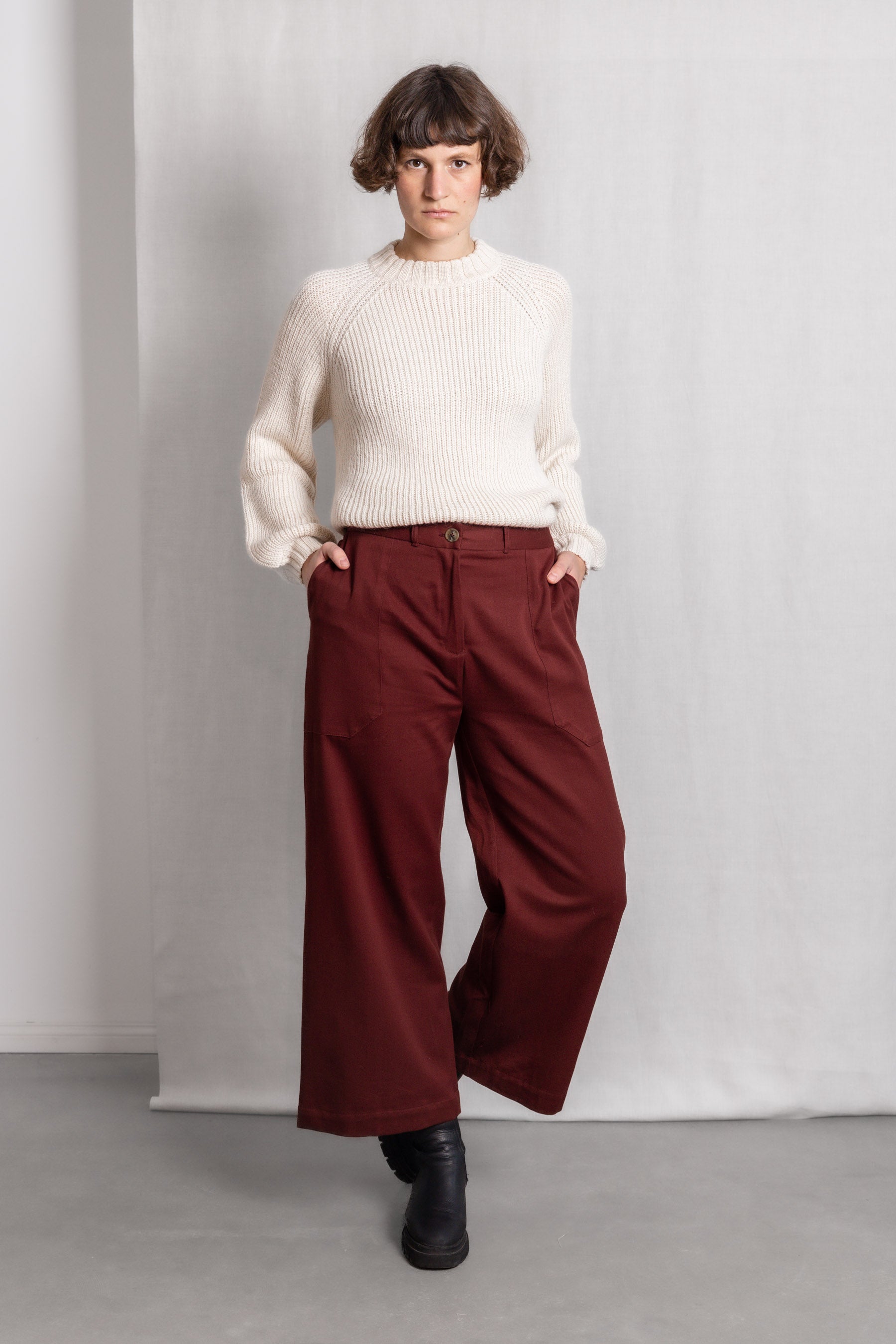Jyoti - Fair Works  Broek Damini Henna Rood