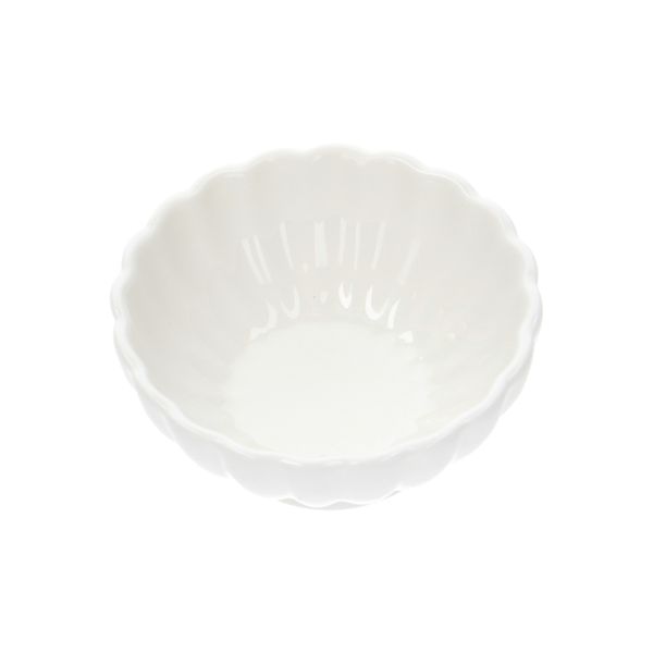 Schaaltje schulp, porselein, Ø8 cm